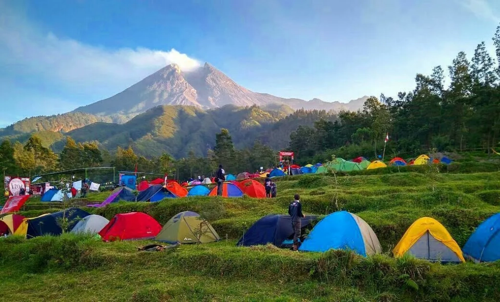 bukit klangon tempat camping jogja