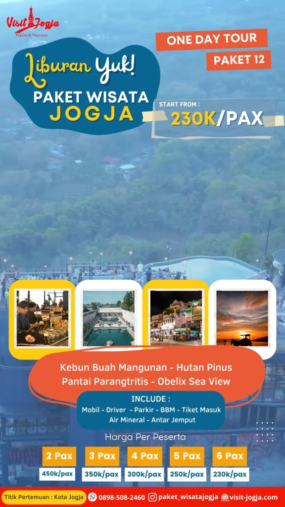 paket wisata jogja 1 hari - paket 12
