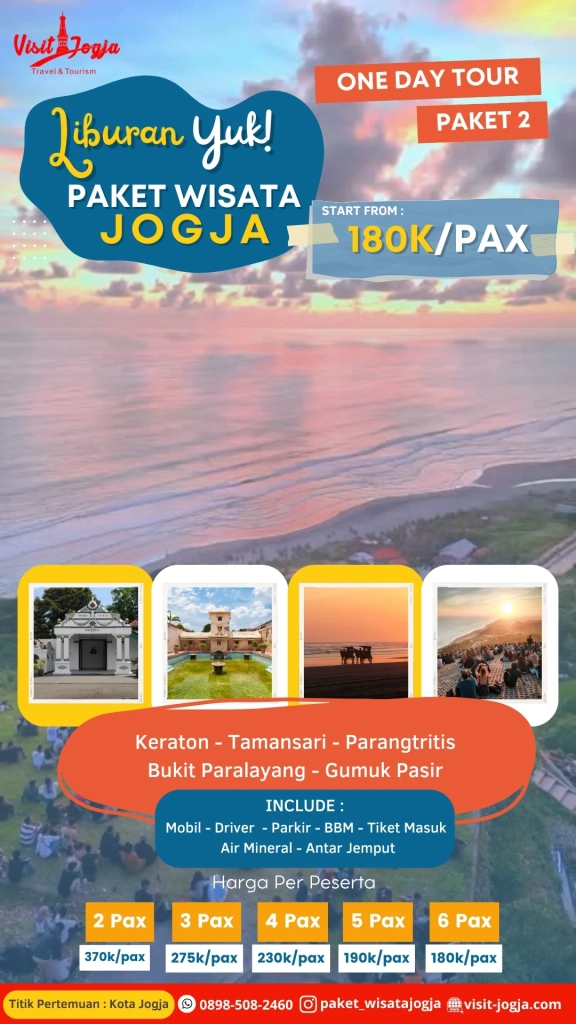 paket wisata jogja 1 hari - paket 2