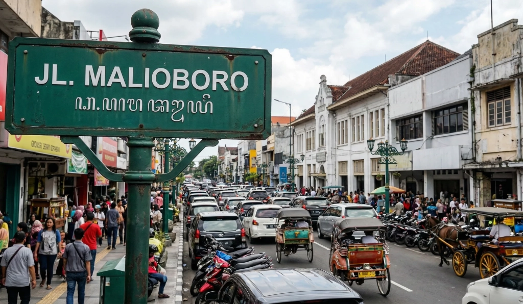 parkir mobil malioboro