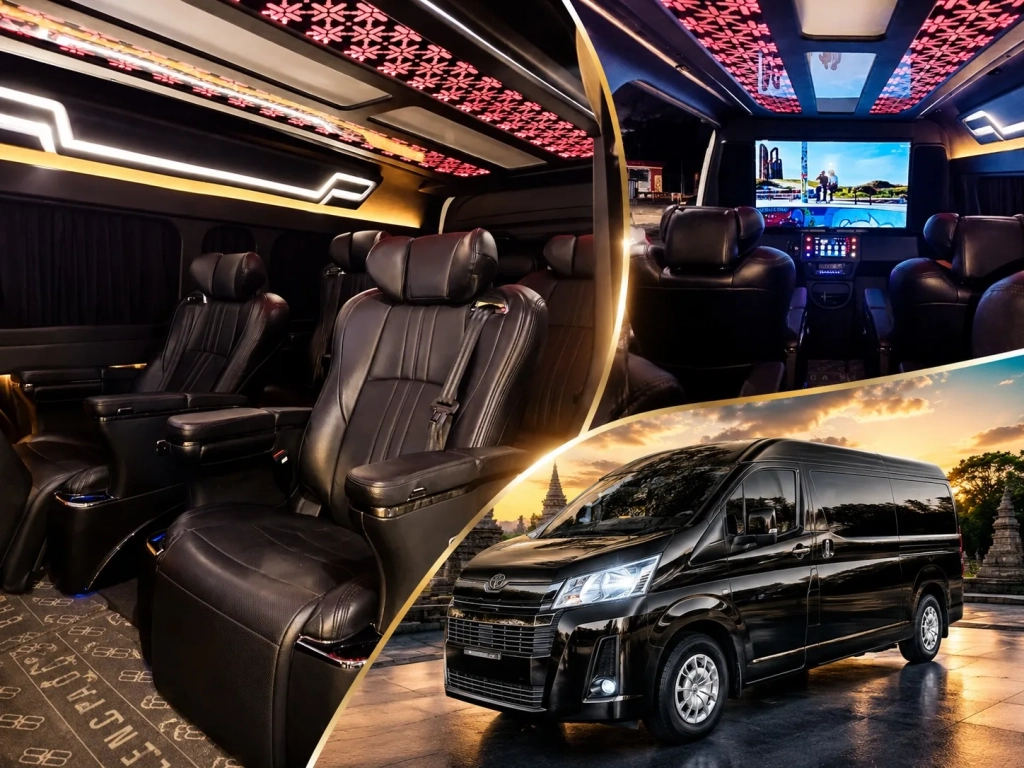 interior hiace luxury jogja